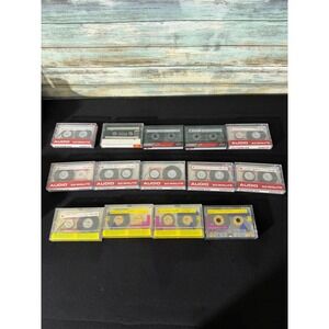 Mixed Brand Vintage Audio Cassette Tapes Lot of 14 Gently Used Country Pop Music